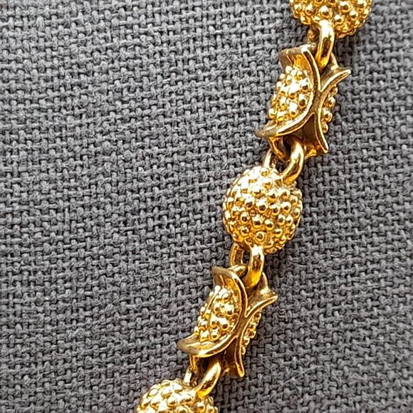 Vintage Premier Designs Gold Plated Necklace, Brutalist Design, 21 Inches - Picture 5 of 11
